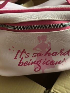 Pink Barbie Women's Cosmetic Bag ‘It's So Hard Being Iconic'